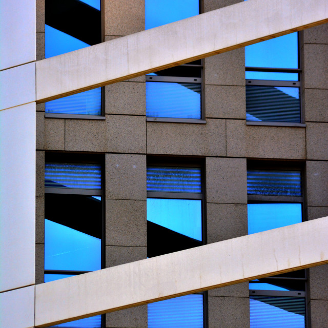 "Windows and beams" by Amit Mendelsohn - £50.00 "Windows and beams" stock image