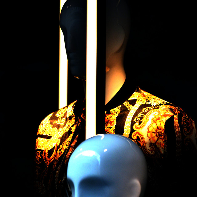"One hiding one blue" by Amit Mendelsohn - £50.00 "One hiding one blue" stock image