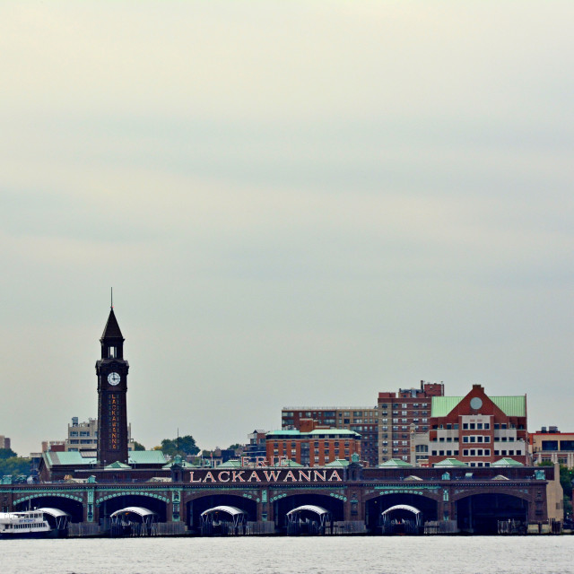"Skyline New Jersey" by Amit Mendelsohn - £50.00 "Skyline New Jersey" stock image