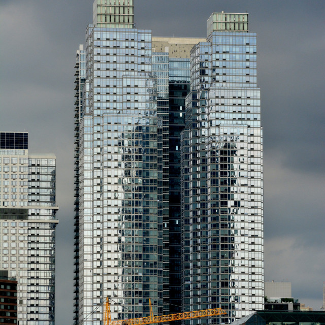 "Sky scrapper on sky scrapper" by Amit Mendelsohn - £50.00 "Sky scrapper on sky scrapper" stock image