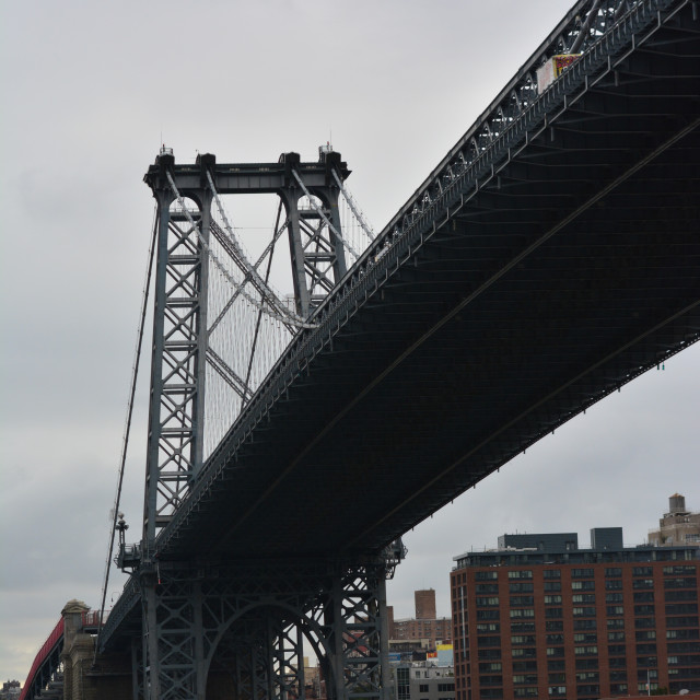 "Williamsburg Bridge" by Amit Mendelsohn - £50.00 "Williamsburg Bridge" stock image