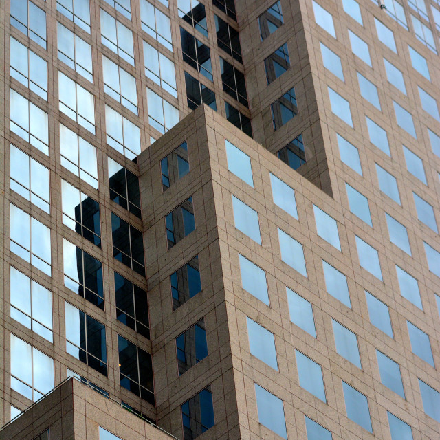"A Reflection of a building on itself" by Amit Mendelsohn - £50.00 "A Reflection of a building on itself" stock image