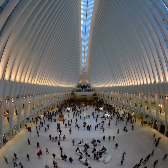 "World trade center subway station" by Amit Mendelsohn - £50.00 "World trade center subway station" stock image