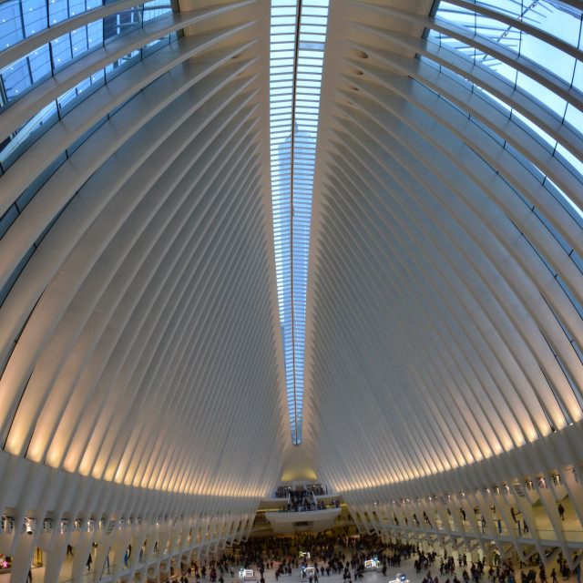 "World trade center subway station" by Amit Mendelsohn - £50.00 "World trade center subway station" stock image