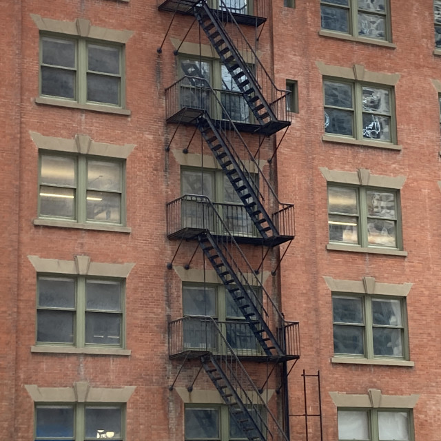 "Urban Fire Escape" stock image