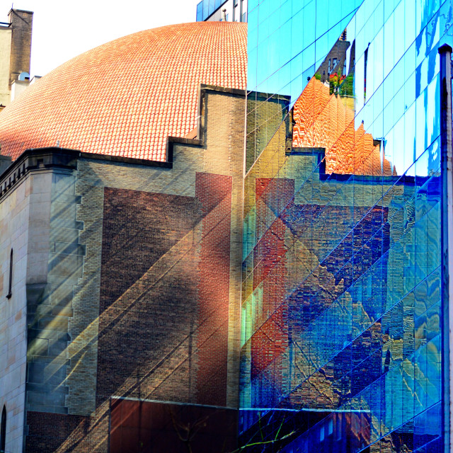 "Half a building" by Amit Mendelsohn - £50.00 "Half a building" stock image