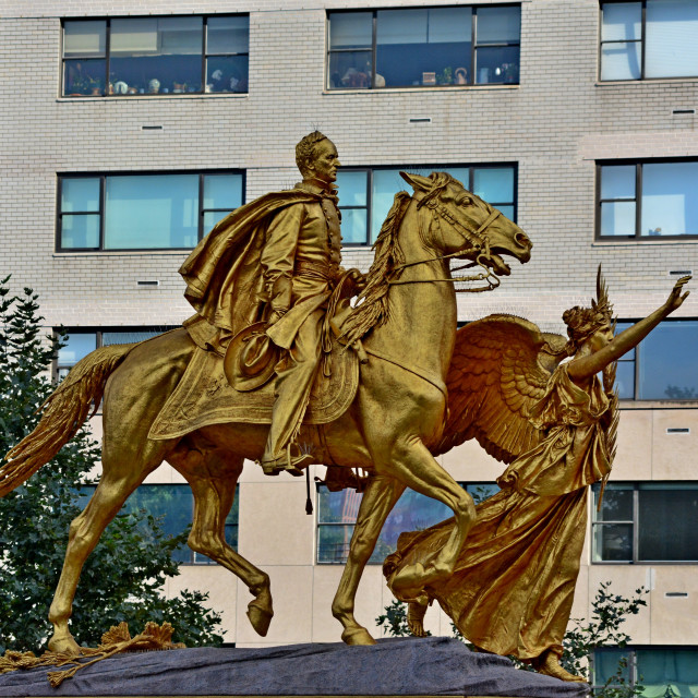 "General Sherman Statue" by Amit Mendelsohn - £50.00 "General Sherman Statue" stock image