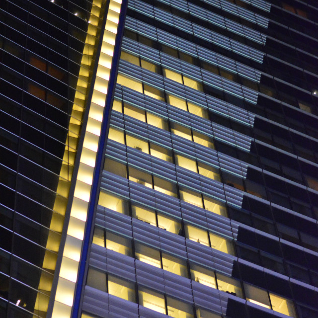 "A façade of a sky scrapper" by Amit Mendelsohn - £50.00 "A façade of a sky scrapper" stock image