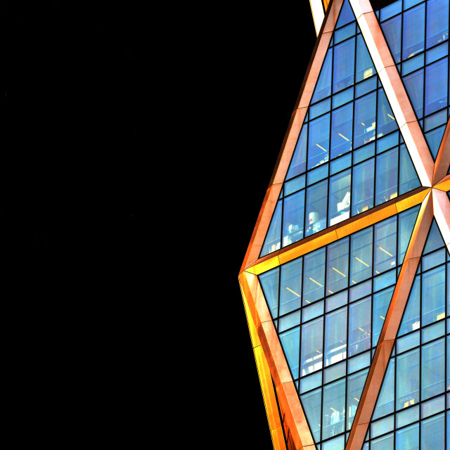"Half a building" by Amit Mendelsohn - £50.00 "Half a building" stock image