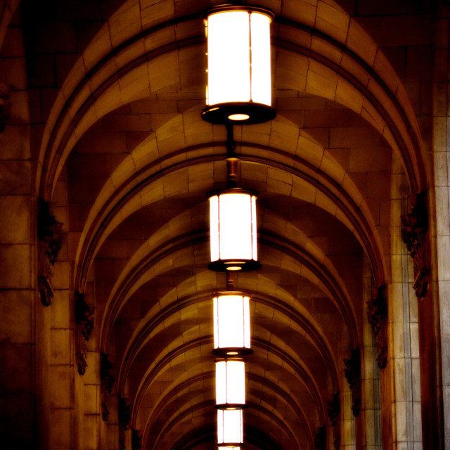 "a lighted corridor" by Amit Mendelsohn - £50.00 "a lighted corridor" stock image