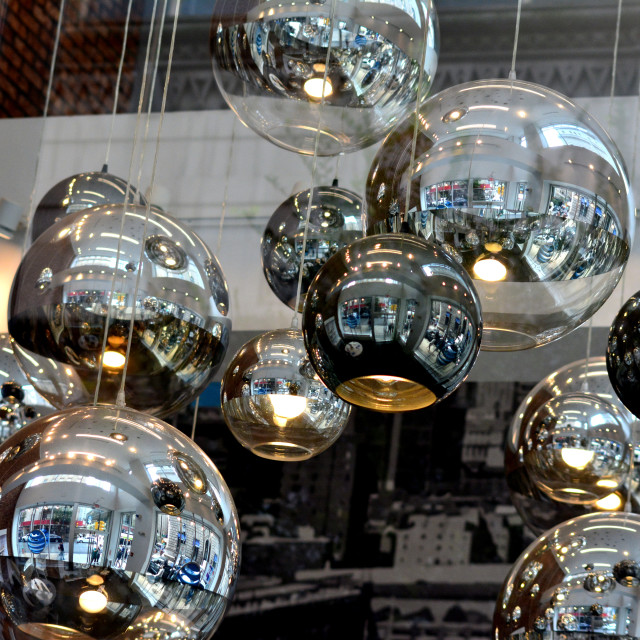 "Reflection balls" by Amit Mendelsohn - £50.00 "Reflection balls" stock image