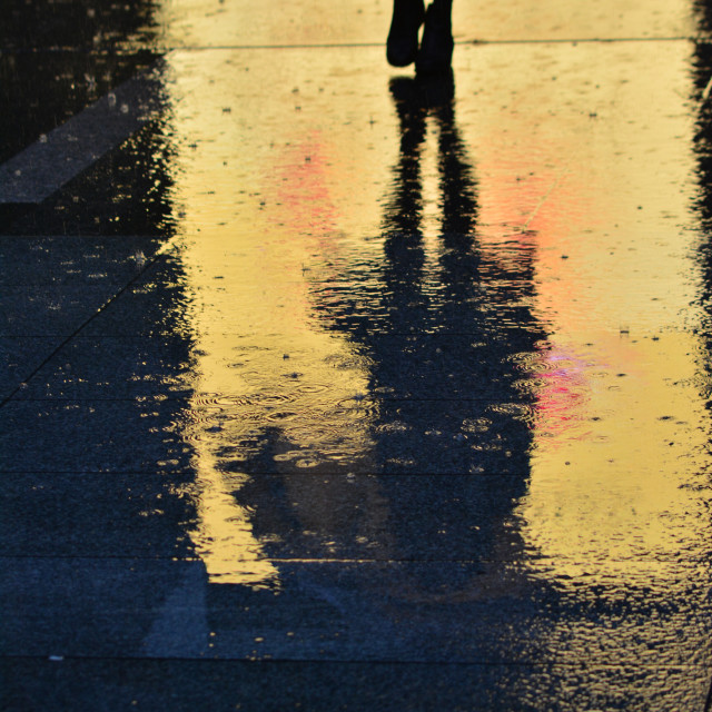 "A reflection in a rainy day" by Amit Mendelsohn - £50.00 "A reflection in a rainy day" stock image