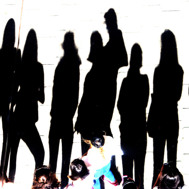 "Shadows" by Amit Mendelsohn - £50.00 "Shadows" stock image