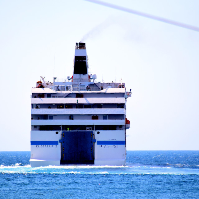 "The ferry just left" by Amit Mendelsohn - £50.00 "The ferry just left" stock image