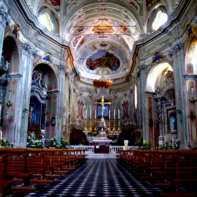 "The cathedral of Imperia" by Amit Mendelsohn - £50.00 "The cathedral of Imperia" stock image