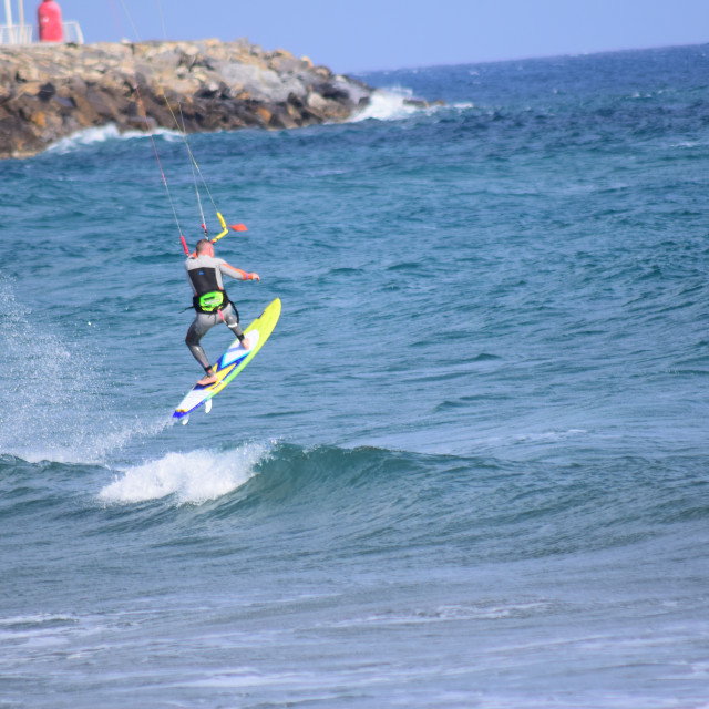 "Wind surfer" by Amit Mendelsohn - £50.00 "Wind surfer" stock image