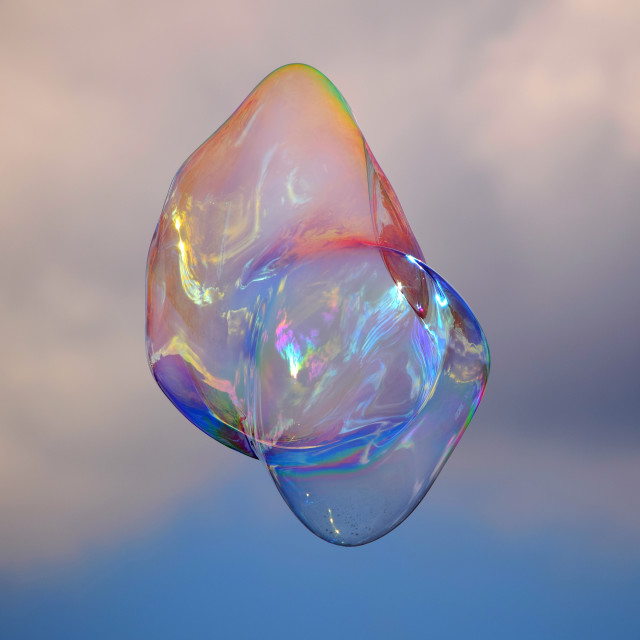 "A soap bubble" by Amit Mendelsohn - £50.00 "A soap bubble" stock image
