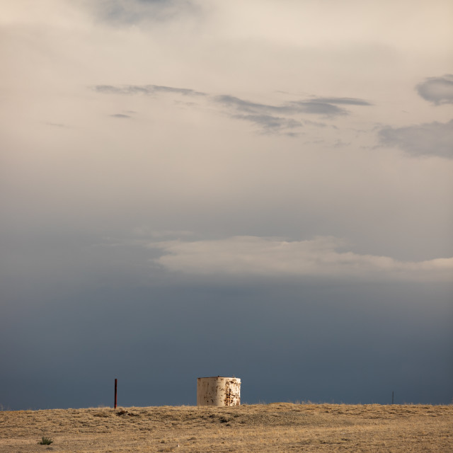 "Desolate Landscape" stock image