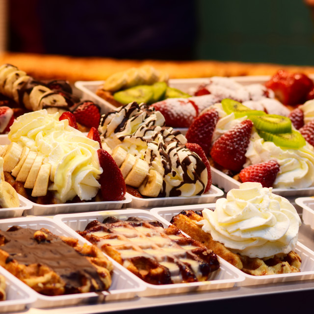 "Belgian wafer" by Amit Mendelsohn - £50.00 "Belgian wafer" stock image