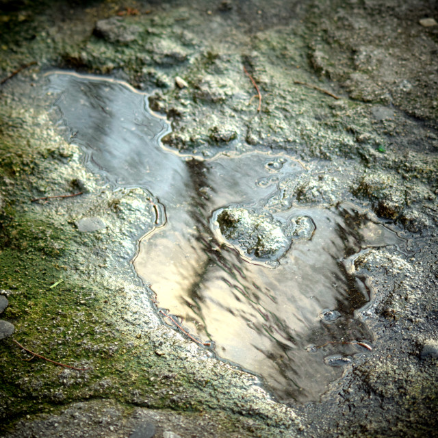 "Water on stone" by Amit Mendelsohn - £50.00 "Water on stone" stock image