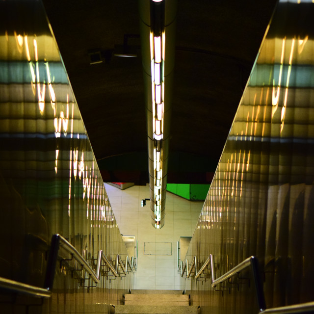 "The light and the tunnel" by Amit Mendelsohn - £50.00 "The light and the tunnel" stock image
