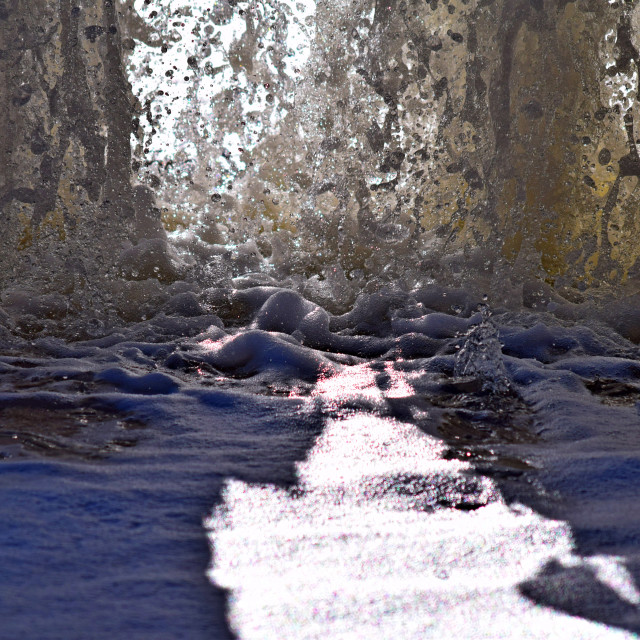 "Water foam" by Amit Mendelsohn - £50.00 "Water foam" stock image