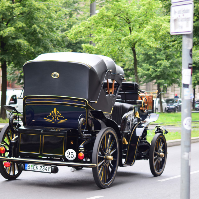 "An old car" stock image