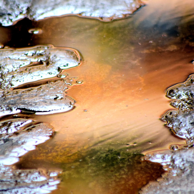 "Water on a stone" by Amit Mendelsohn - £50.00 "Water on a stone" stock image