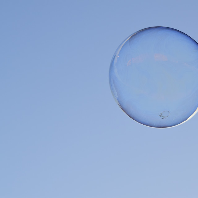 "A soap bubble" stock image