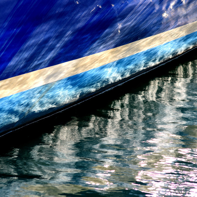 "Water and boat" by Amit Mendelsohn - £50.00 "Water and boat" stock image
