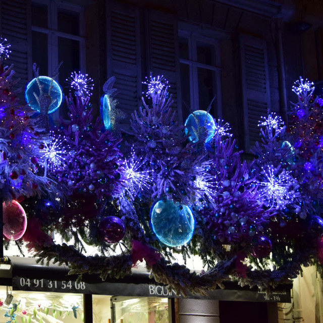 "Christmas Lights" by Amit Mendelsohn - £50.00 "Christmas Lights" stock image