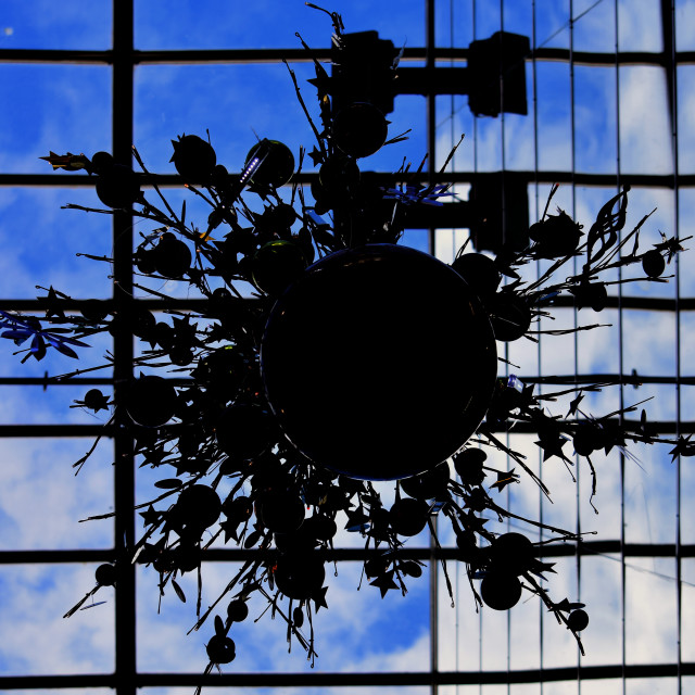 "Above the glass ceiling" stock image