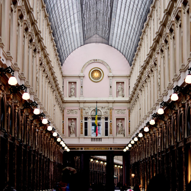 "A passage in Brussels" by Amit Mendelsohn - £50.00 "A passage in Brussels" stock image