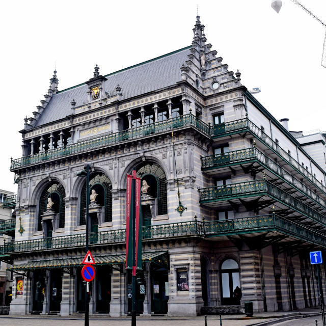 "Brussels theatre" stock image