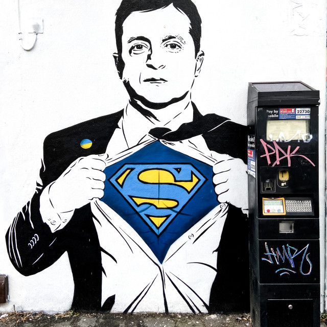 "Volodymyr Zelenskyy" by Tim Constable - £10.00 "Volodymyr Zelenskyy" stock image