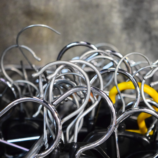 "Hangers" by Amit Mendelsohn - £50.00 "Hangers" stock image