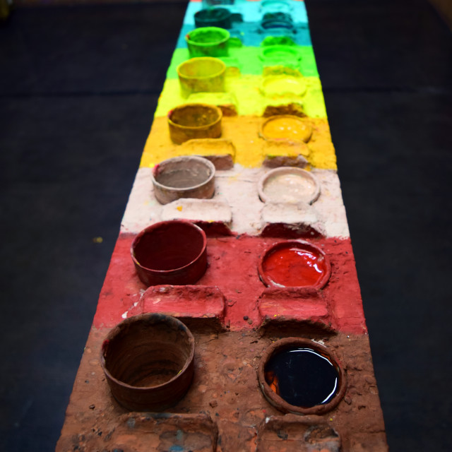 "Colours palate" by Amit Mendelsohn - £50.00 "Colours palate" stock image