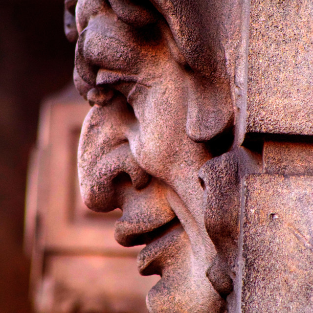 "The devil in the wall" by Amit Mendelsohn - £50.00 "The devil in the wall" stock image
