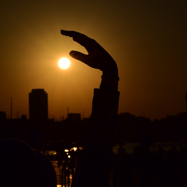 "The sun is at hand" stock image