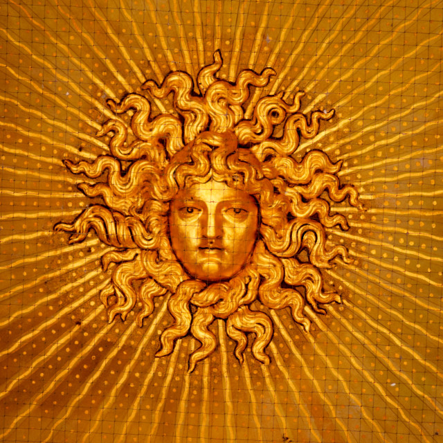 "the sun above longchamp palace" by Amit Mendelsohn - £50.00 "the sun above longchamp palace" stock image