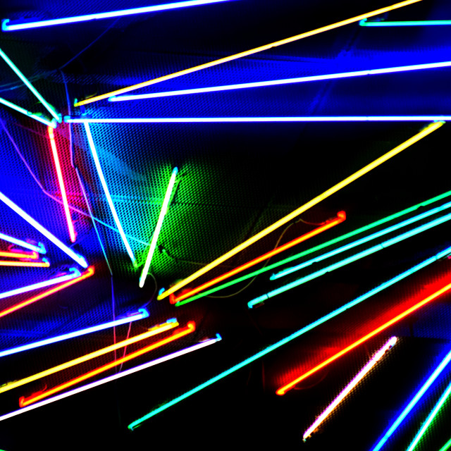 "lights in colours" stock image