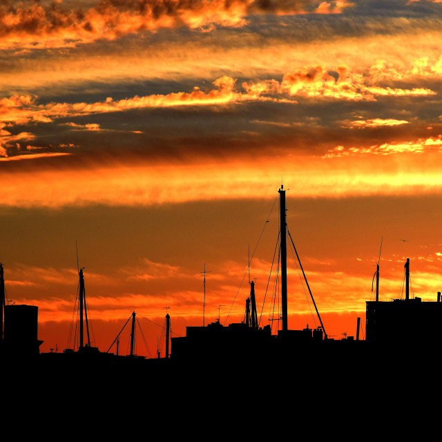 "Sunset" by Amit Mendelsohn - £50.00 "Sunset" stock image