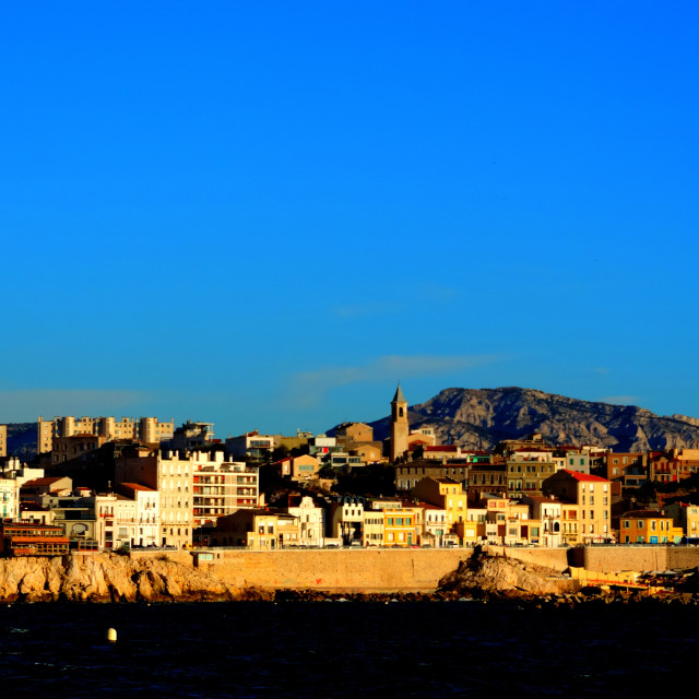 "Marseille's coast line" stock image