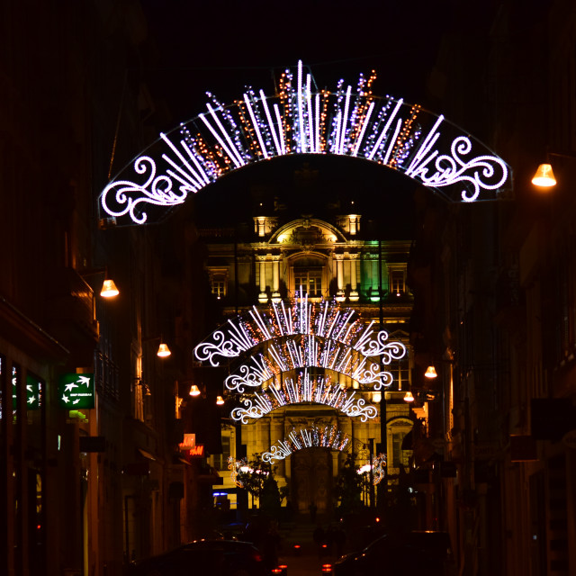 "Christmas lights" stock image