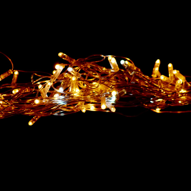 "Xmass lights" by Amit Mendelsohn - £50.00 "Xmass lights" stock image