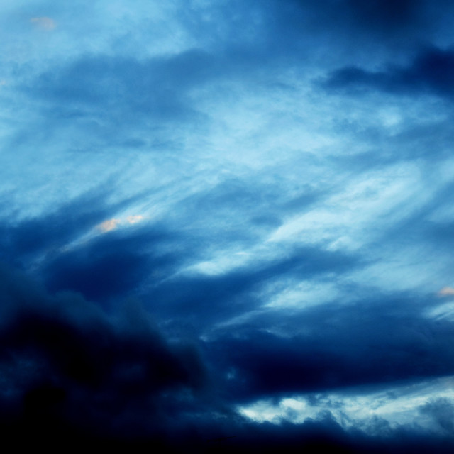 "Storm ahead" stock image