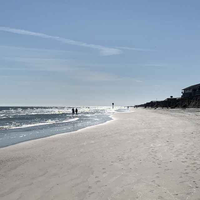 "Quiet Florida Beach" by Melissa Minnella - £15.00 "Quiet Florida Beach" stock image