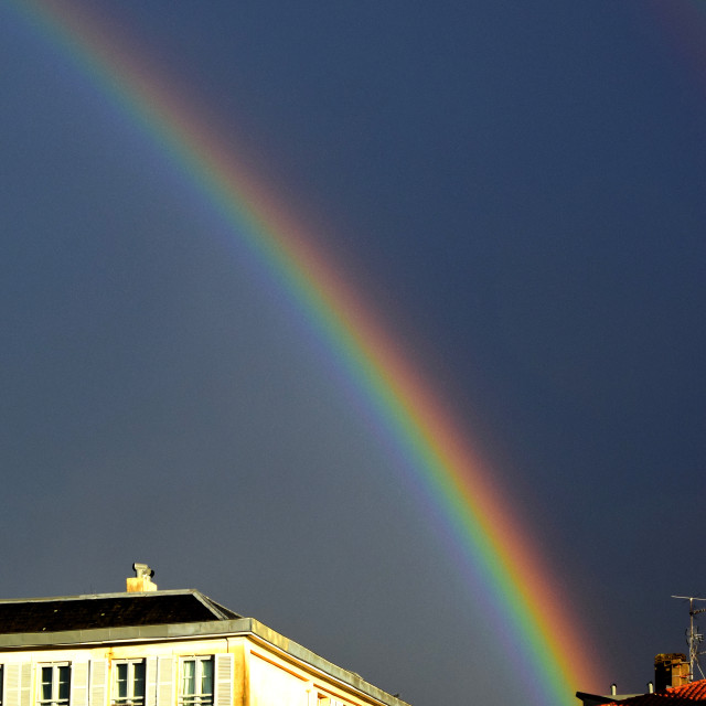 "Rainbow" by Amit Mendelsohn - £50.00 "Rainbow" stock image