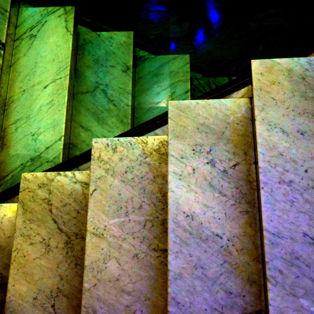 "Marble steps" by Amit Mendelsohn - £50.00 "Marble steps" stock image