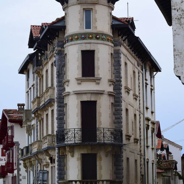 "Building in the corner" by Amit Mendelsohn - £50.00 "Building in the corner" stock image